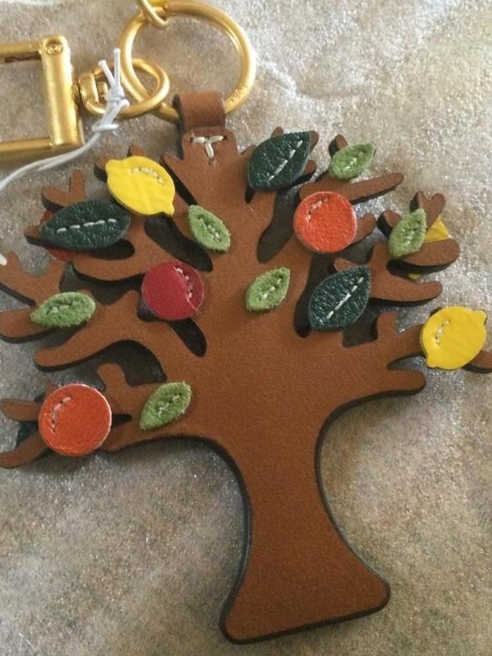 Tory Burch Origami Tree Keychain